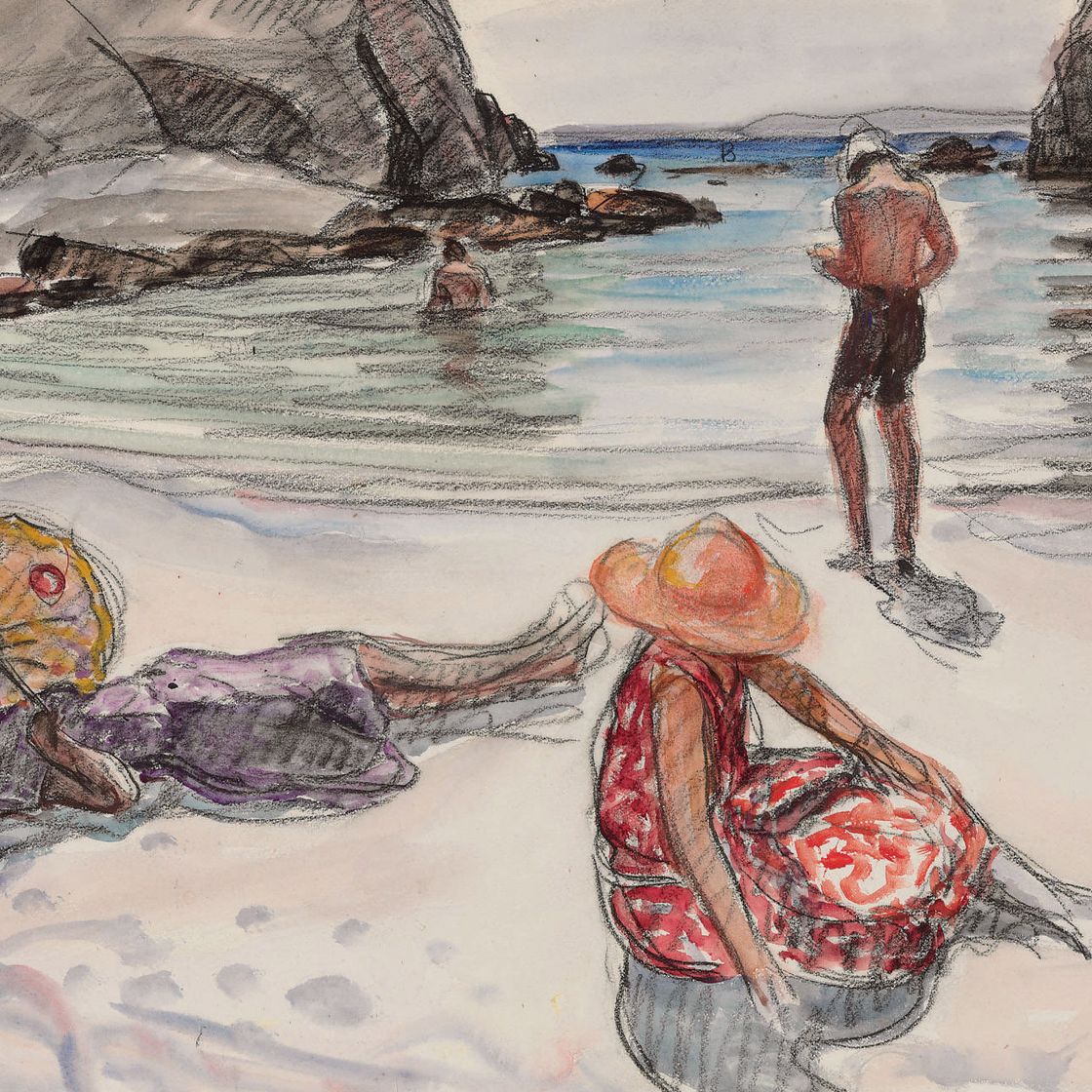 Henri Lebasque — Прескиль-де-Крозон, Пляж Портзик