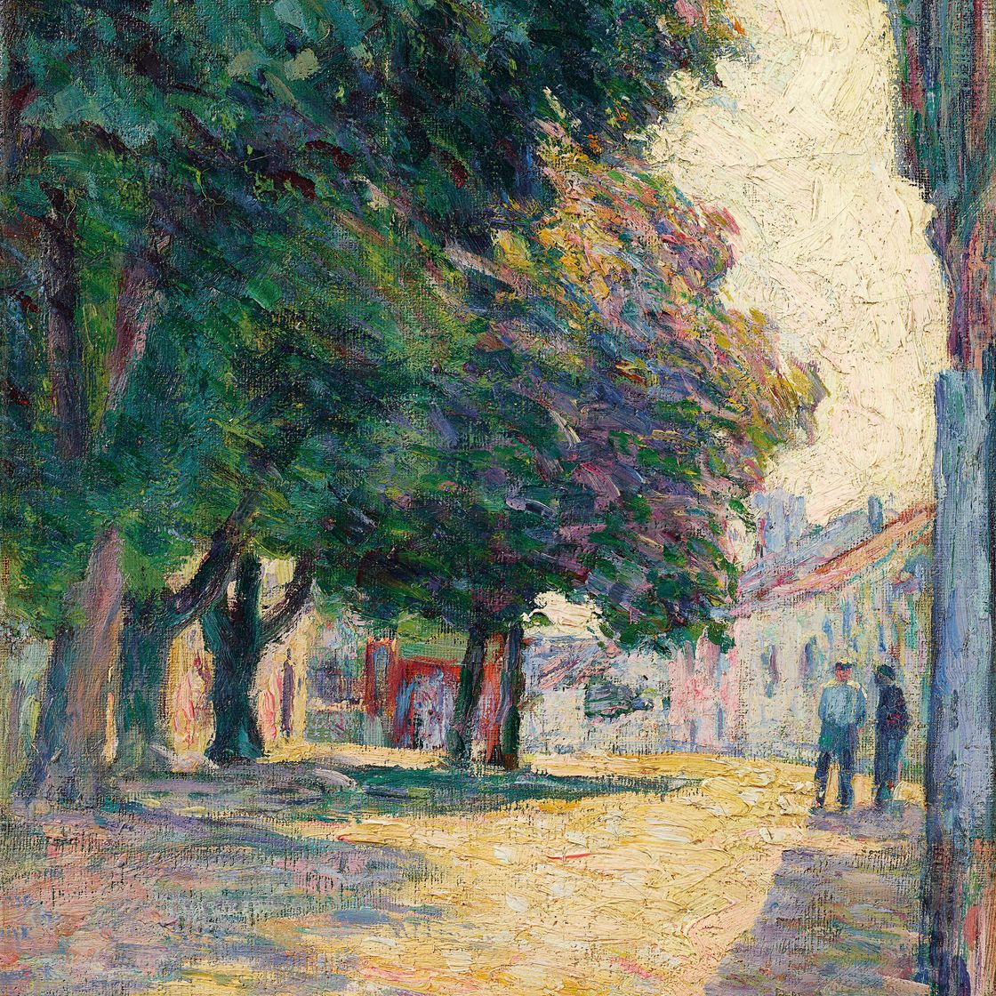 Henri Lebasque — Ванс, площадь Ансолье