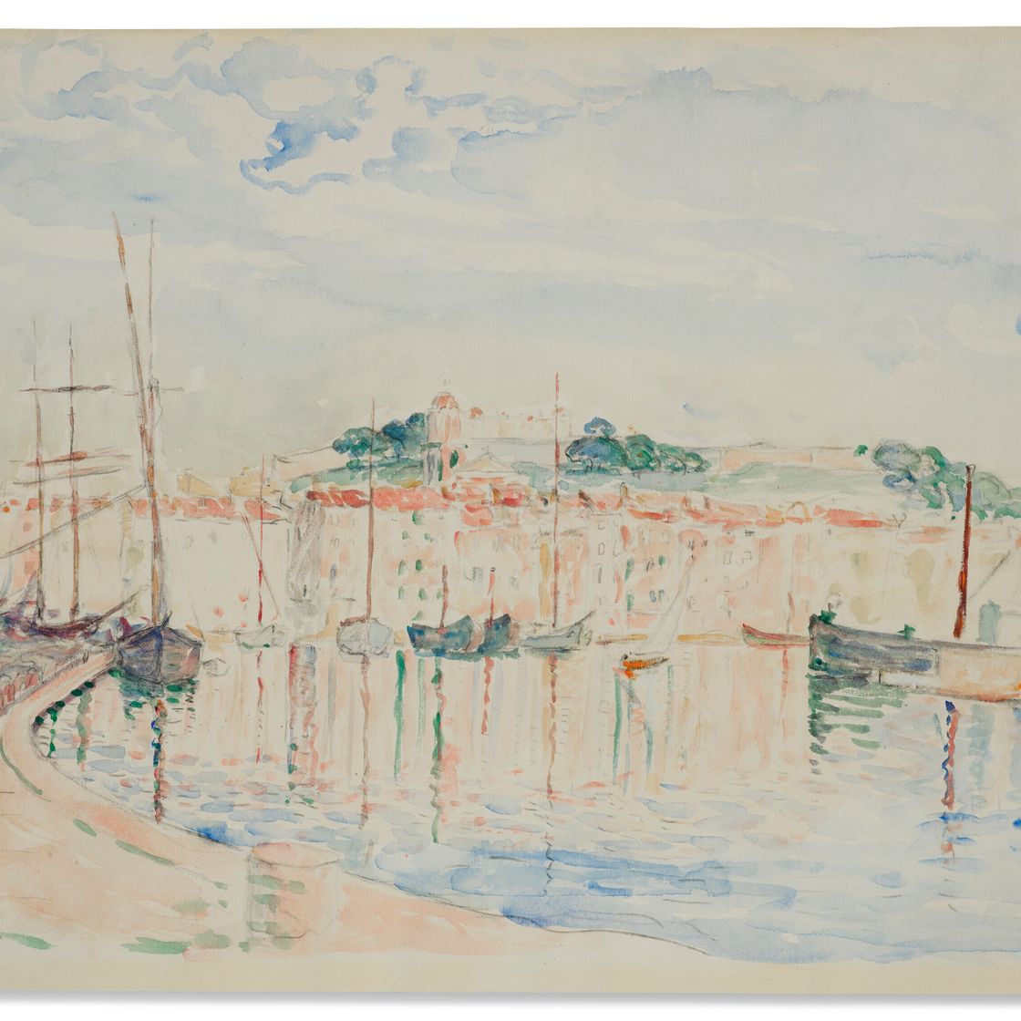 Henri Lebasque — Порт-де-Сен-Тропе, изображение 3
