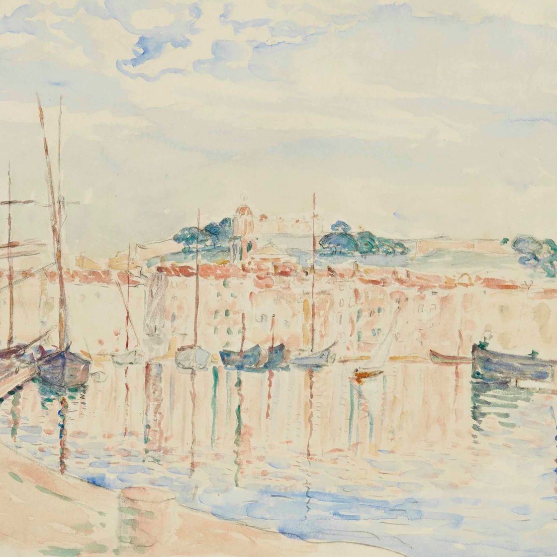 Henri Lebasque — Порт-де-Сен-Тропе