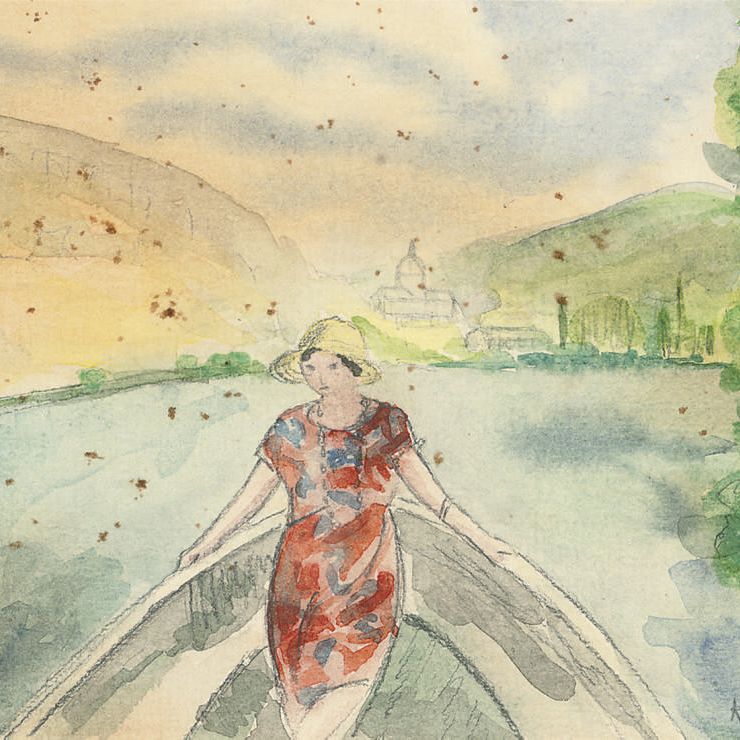 Henri Lebasque — Женщина в танце без оружия
