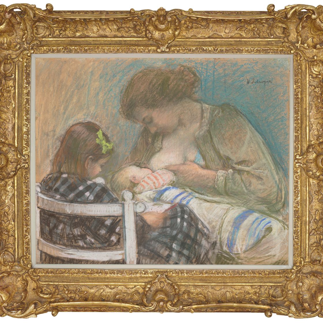 Henri Lebasque — Материнство, изображение 2