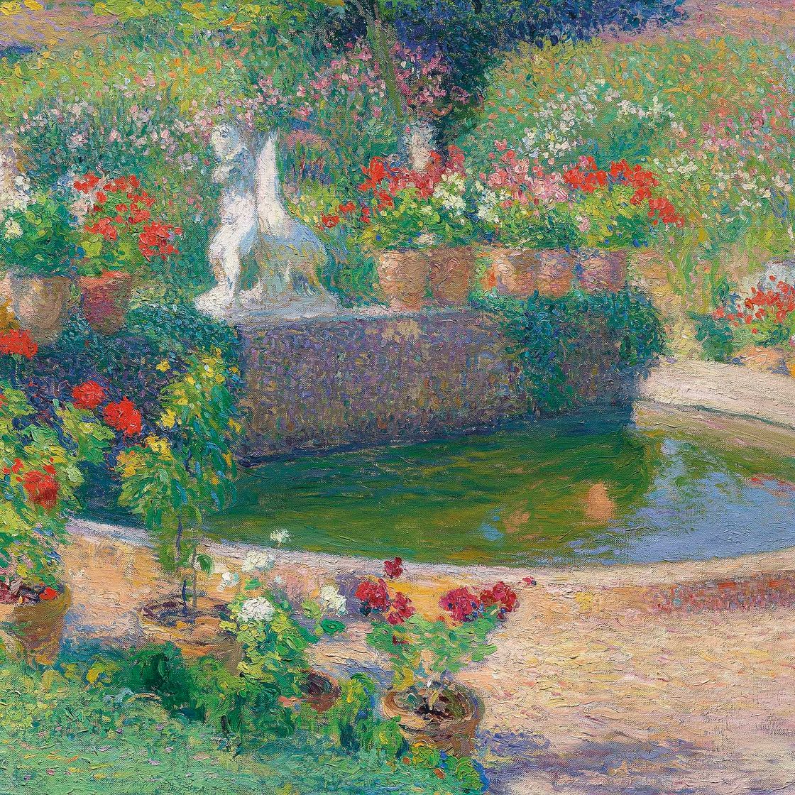 Henri Martin — Центральный бассейн парка Маркайроль