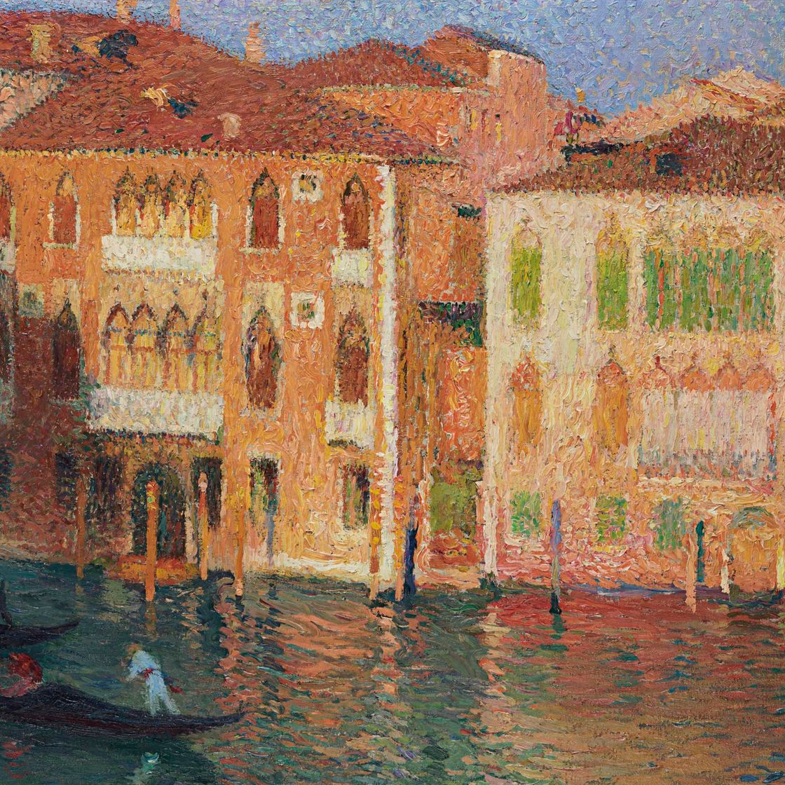 Henri Martin — Венеция, дворец гондольеров на Большом канале