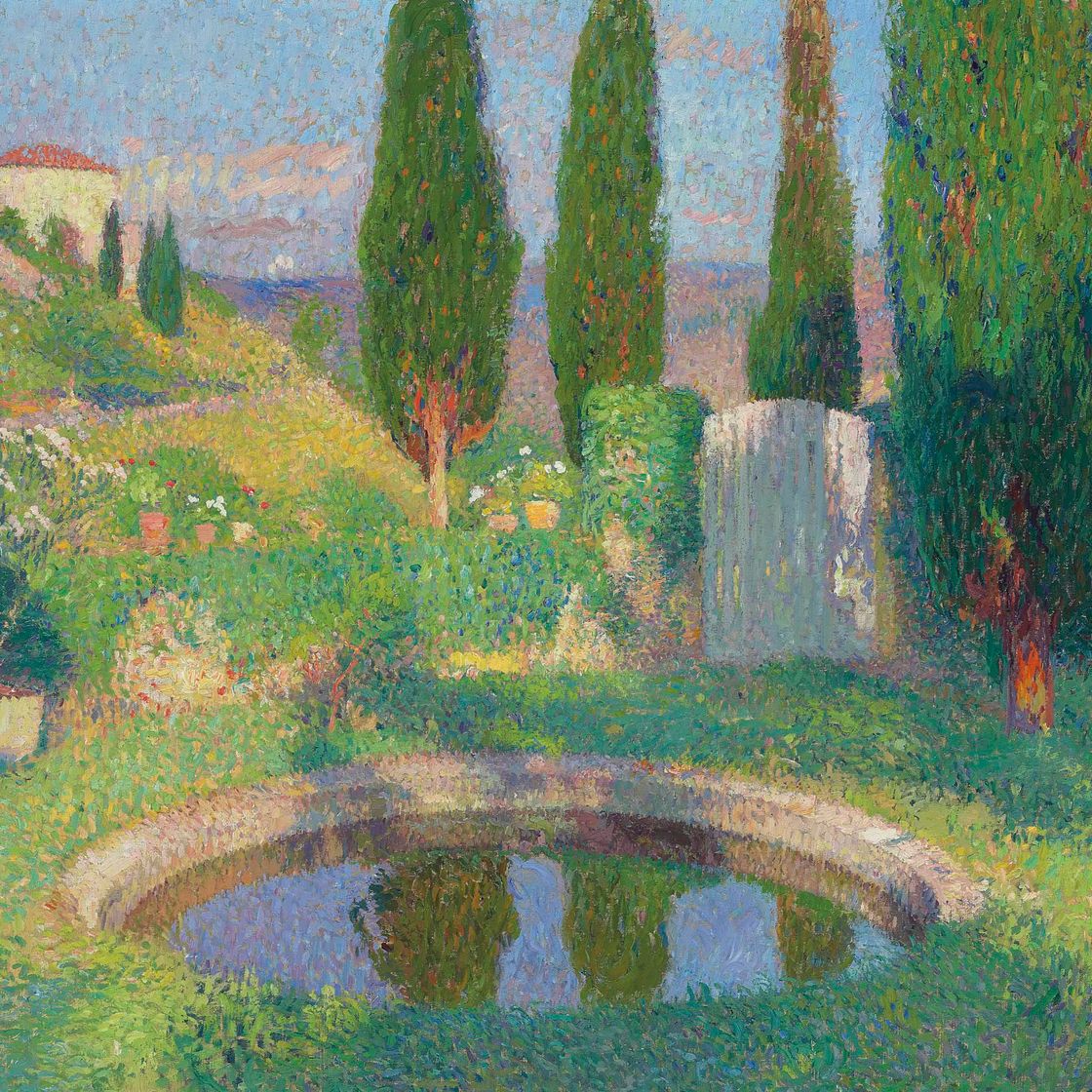 Henri Martin — Прогулка по западному парку Маноир-де-Маркейроль
