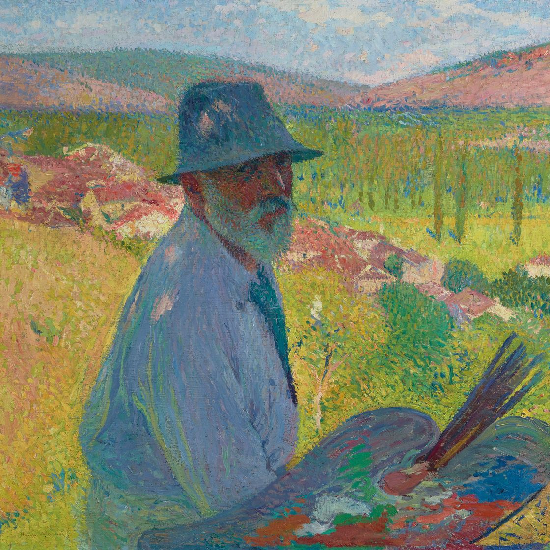 Henri Martin — Автопортрет а-ля Бастид-дю-Верт