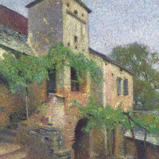 Henri Martin — Время, проведенное на ферме у голубятни