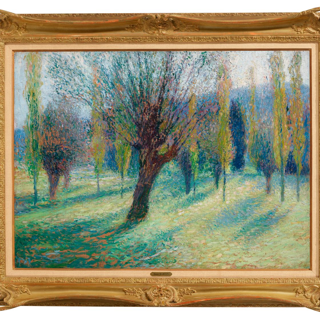 Henri Martin — Деревья в долине реки Верт, изображение 2