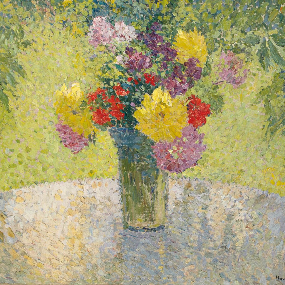 Henri Martin — Букет за столом Пьера де Маркейроля