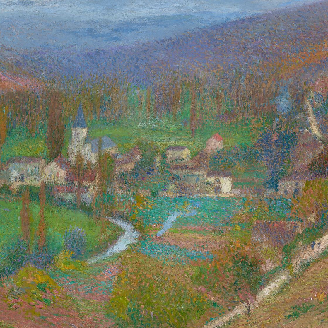 Henri Martin — В генеральном парке Лабастид на вершине верхнего парка Маркайроль, изображение 1