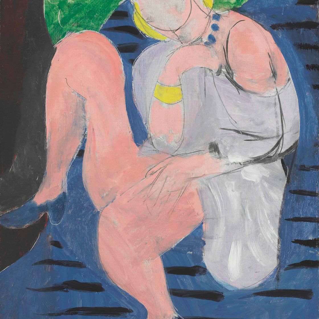 Henri Matisse — Nu assis, любимый синий