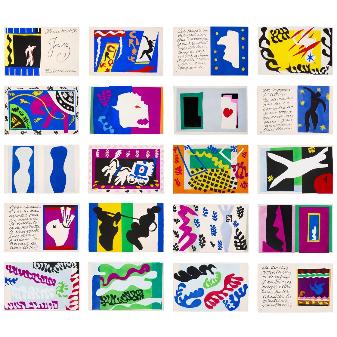 Henri Matisse — Джаз , Териада, Париж, 1947, изображение 1