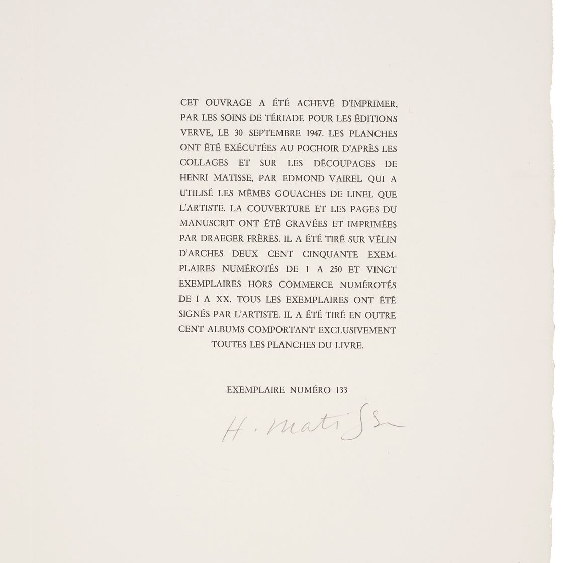 Henri Matisse — Джаз , Териада, Париж, 1947, изображение 23