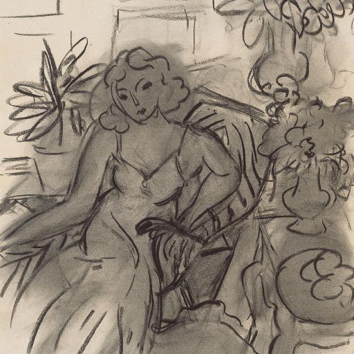 Henri Matisse — Женщина в одиночестве