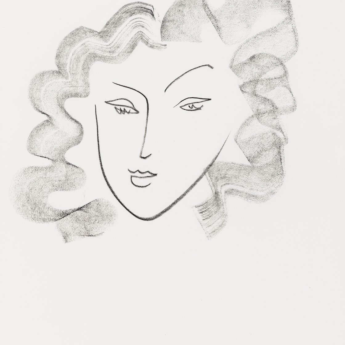 Henri Matisse — Шевелюра Рубана де фум э э, изображение 1