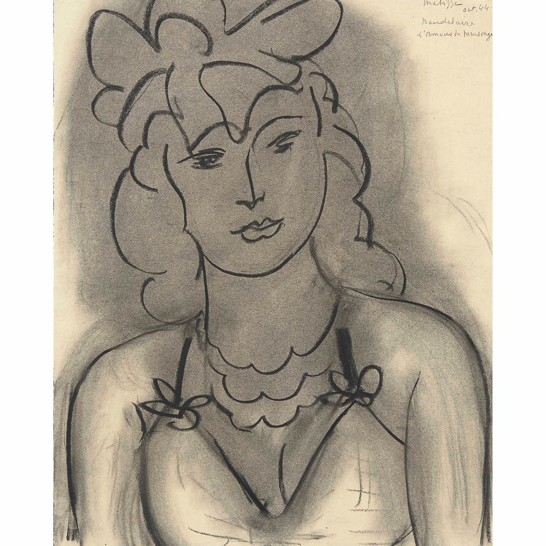 Henri Matisse — Бюст молодой женщины