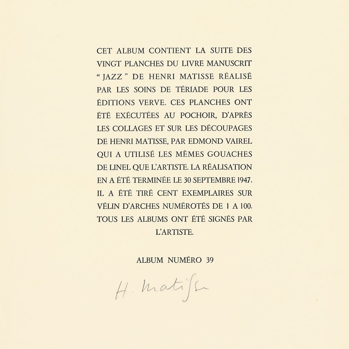 Henri Matisse — Джаз (D.-M. books, 22), изображение 5