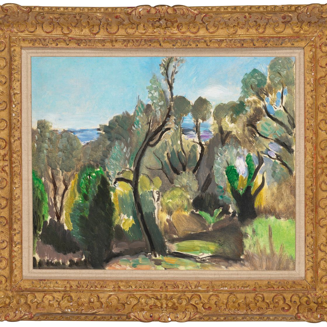 Henri Matisse — Оплата за проезд по окрестностям Ниццы, Ле-Оливье, Монета Мон-Борона, изображение 4