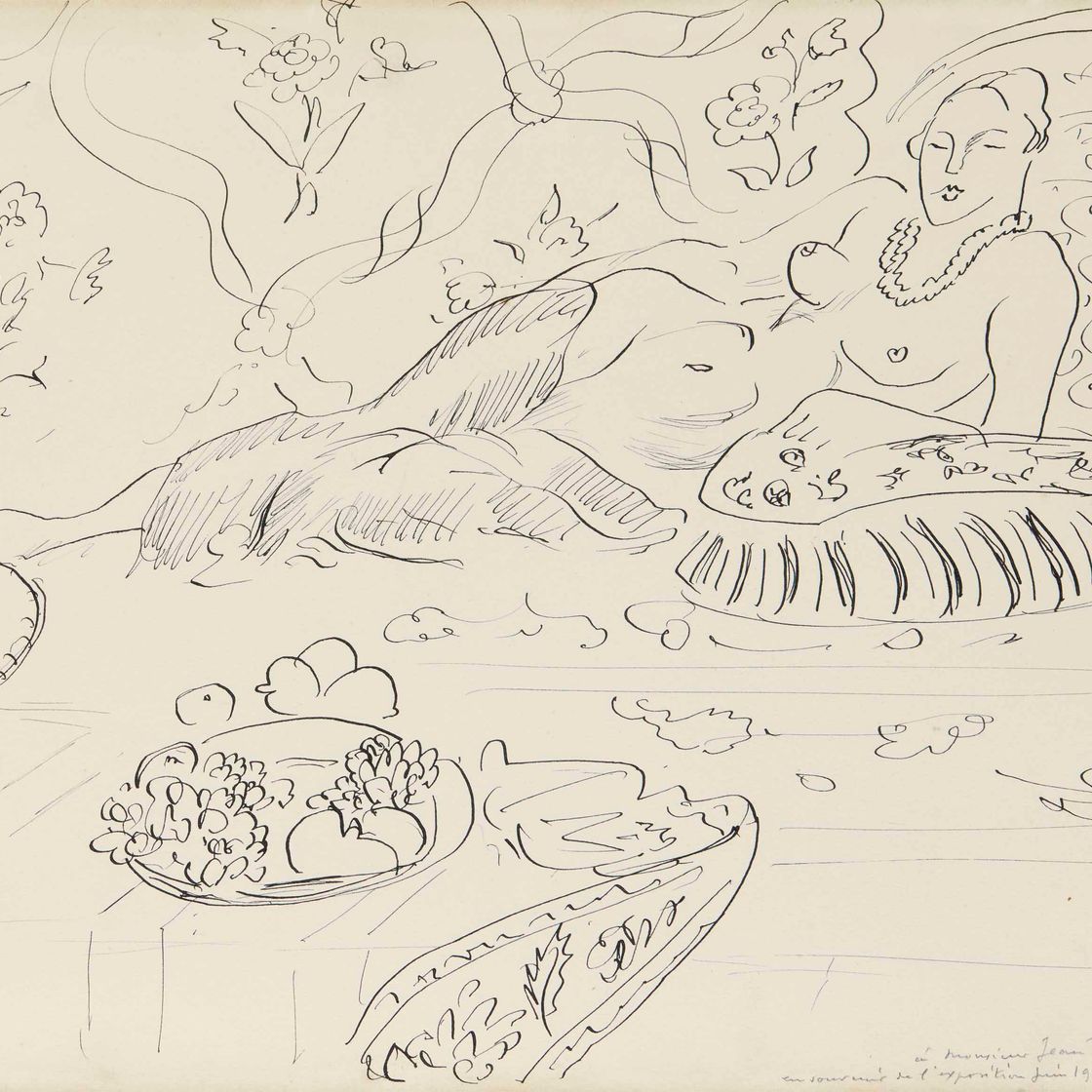 Henri Matisse — Одалиска-аллонгея из фруктового сада