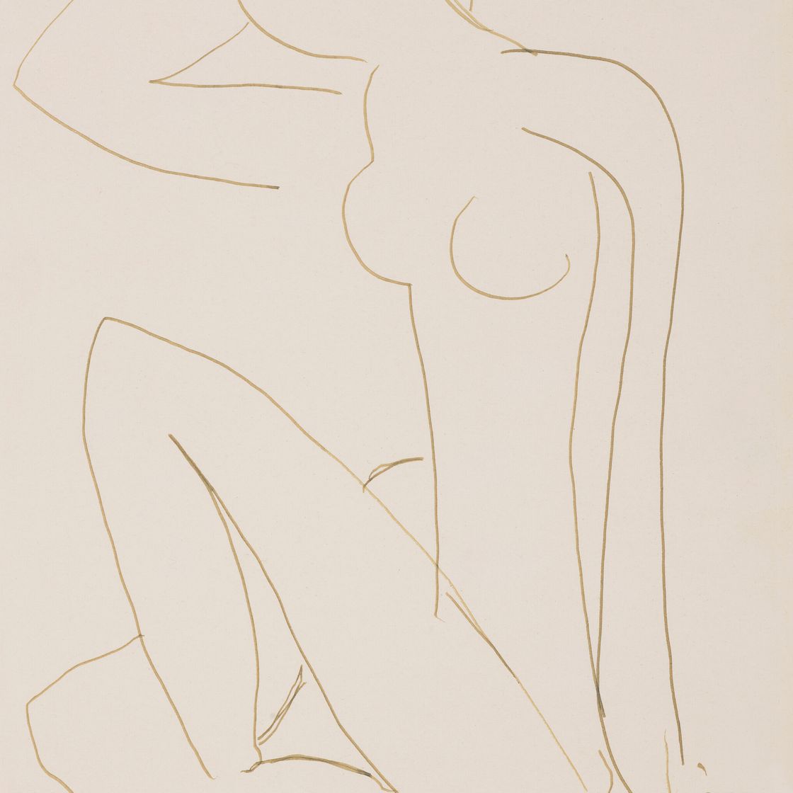 Henri Matisse — Nu assis (Этюд для "Nu bleu"), изображение 1