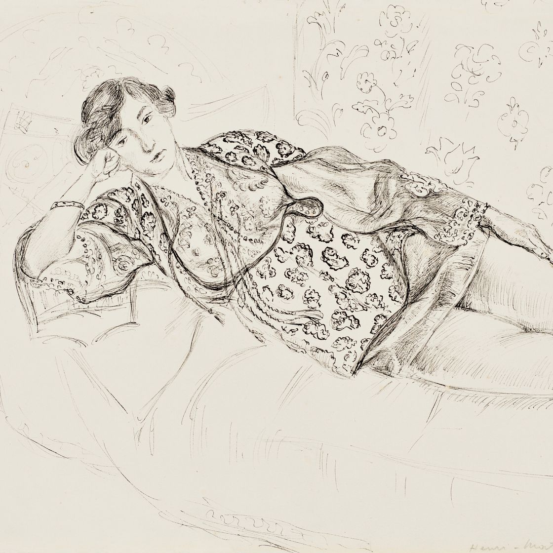 Henri Matisse — Одалиска ( Femme étendue ), изображение 1