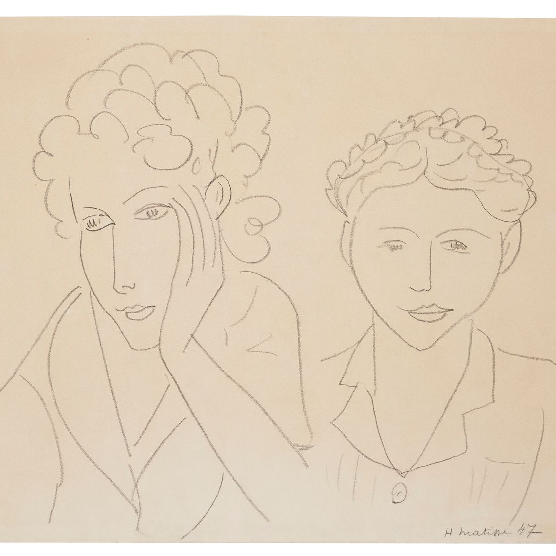 Henri Matisse — Две женщины, изображение 2