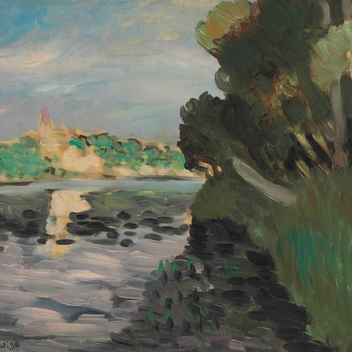 Henri Matisse — Берега Сены в Ветейле