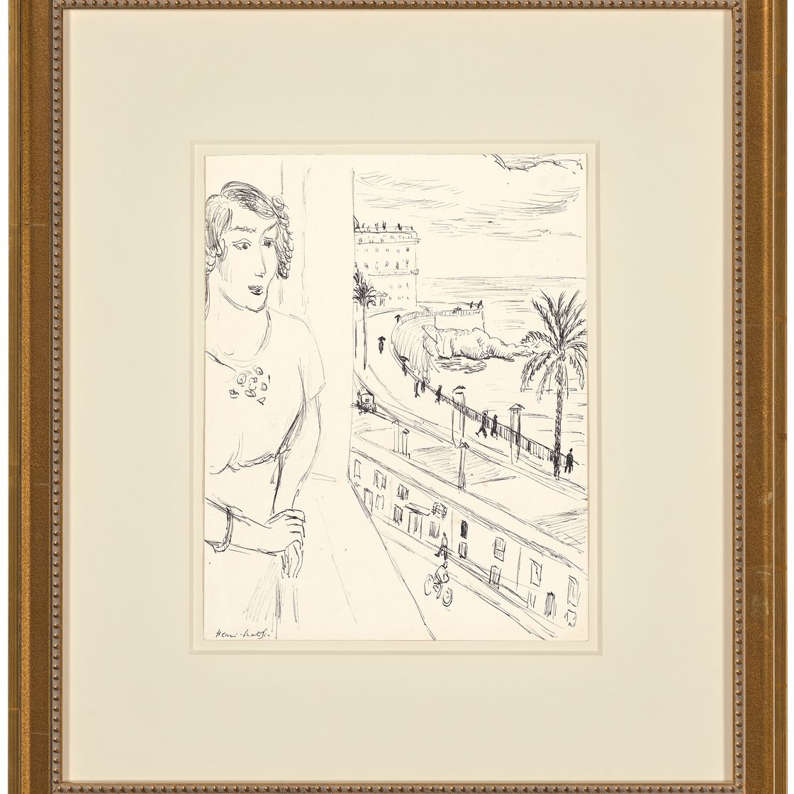Henri Matisse — Роковая женщина на улице фенетр, Ницца, изображение 2