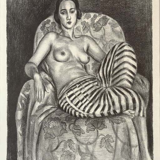 Henri Matisse — Великая одалиска в костюме баядерки (Д.-м. 455)