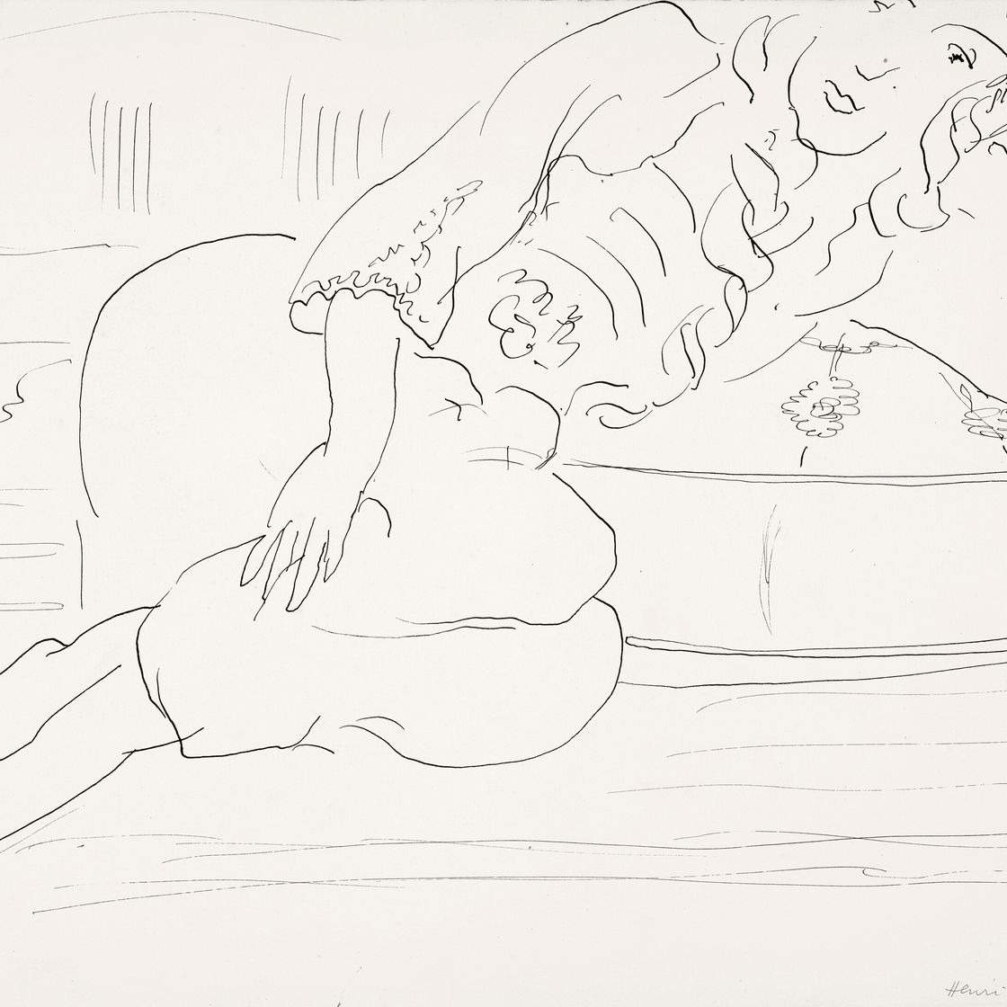 Henri Matisse — Одалиска; Дамье, Куссен, изображение 1
