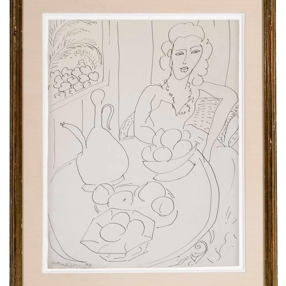 Henri Matisse — Молодая женщина в образе мертвой природы, изображение 2
