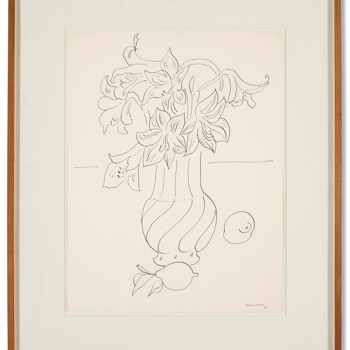 Henri Matisse — Ваза с цветами и цитрусами на антаблементе, изображение 2