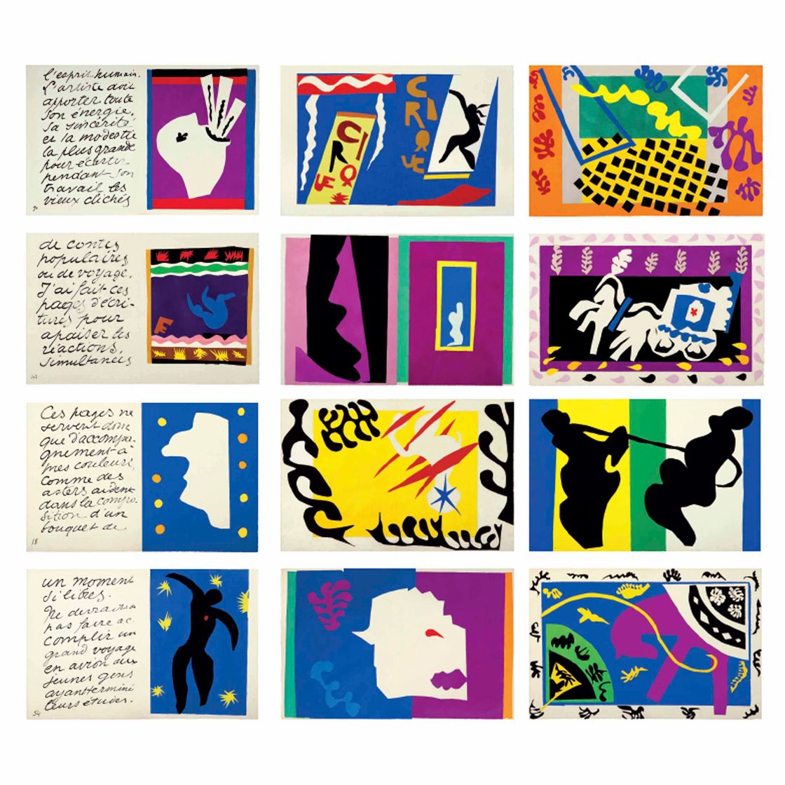 Henri Matisse — Джаз, Париж, Териада, 1947