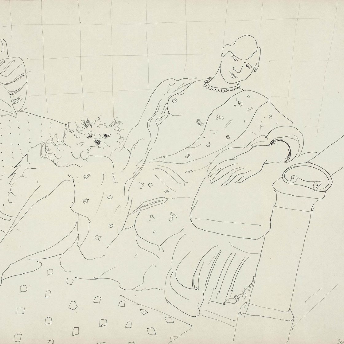 Henri Matisse — Женщина с ребенком на руках, маленькая и верная