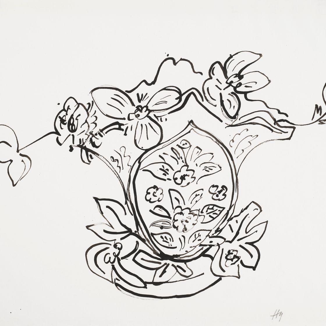 Henri Matisse — Ваза Луи-Филиппа с анемонами, изображение 1
