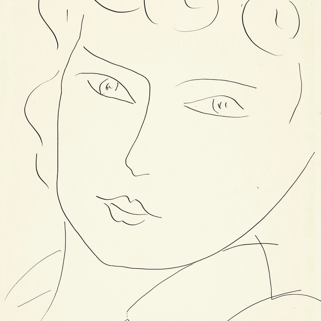 Henri Matisse — Тет-а-тет с женщиной ( спереди и сзади ), изображение 1