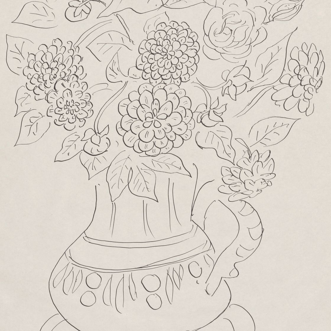 Henri Matisse — Ле букет, изображение 1