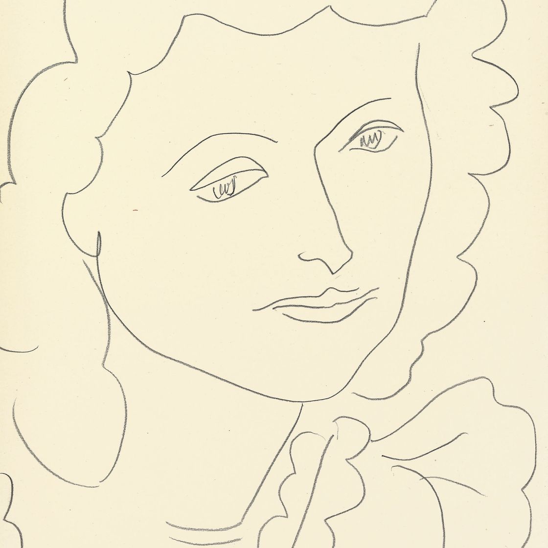 Henri Matisse — Большой тет (Люсьенна)