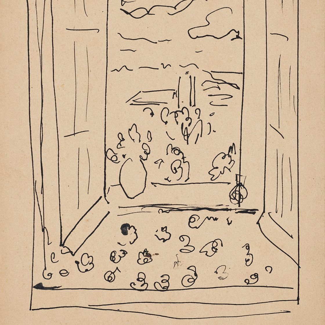 Henri Matisse — Вид из окна, Танжер II