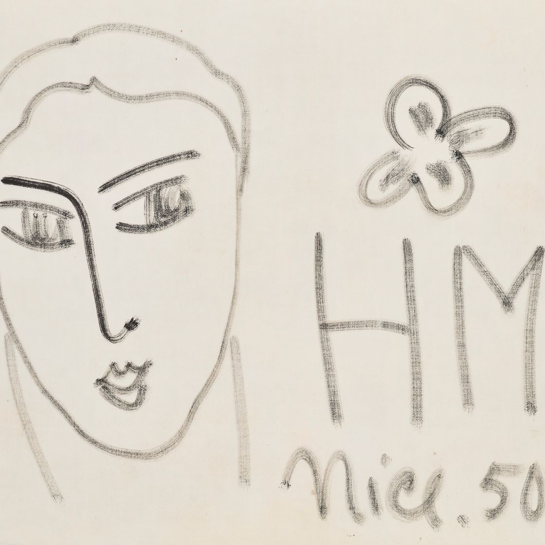 Henri Matisse — Наедине с женщиной и флером, изображение 1