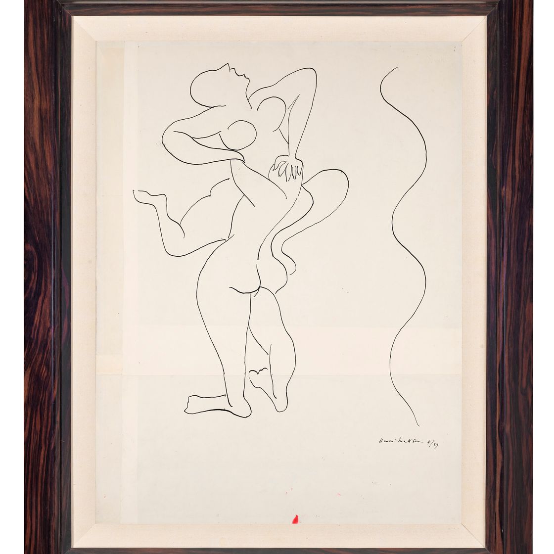 Henri Matisse — Эркюль и Антея, копия д'Апре Поллайоло, изображение 4