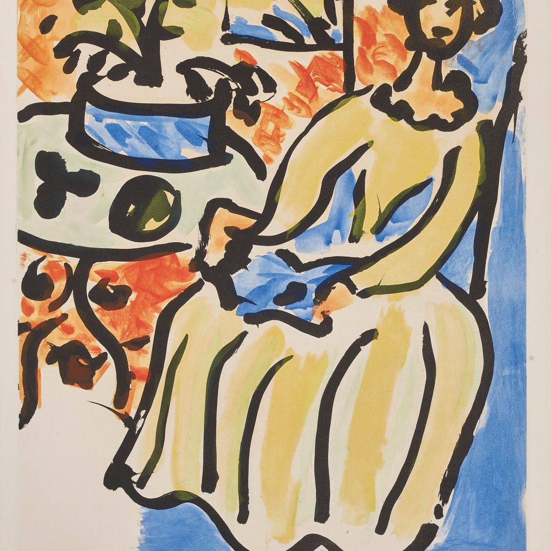 Henri Matisse — Мария-Хосе в желтом халате