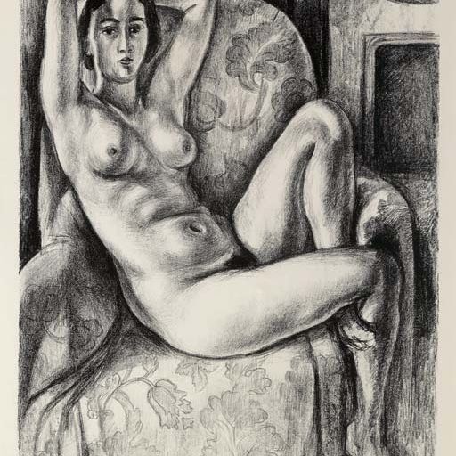 Henri Matisse — Ну, о голубом кусочке с одной подружкой (D.-M. 454)