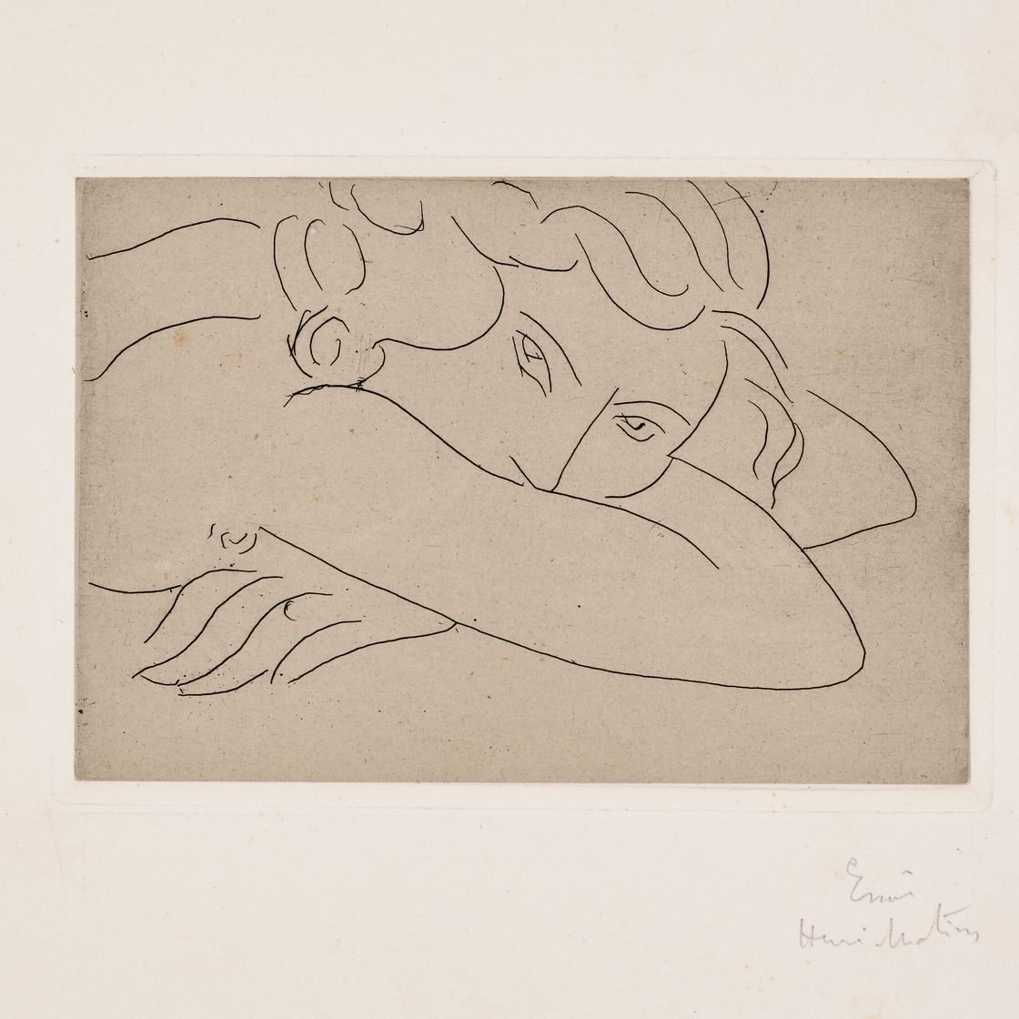 Henri Matisse — Молодая женщина в образе без лифчиков