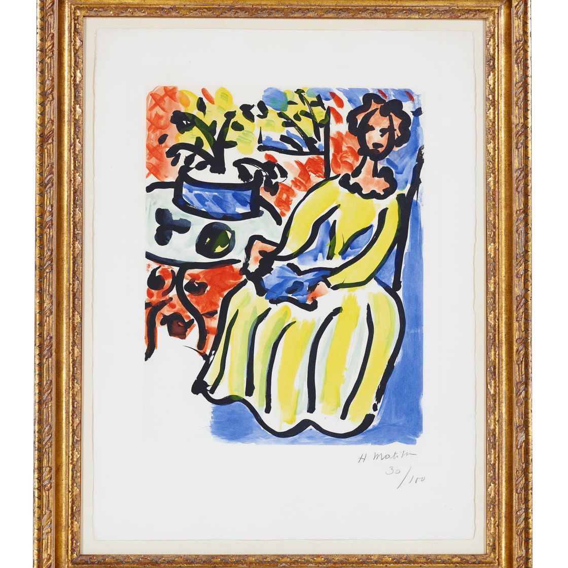 Henri Matisse — Мария-Хосе в желтом халате, изображение 2