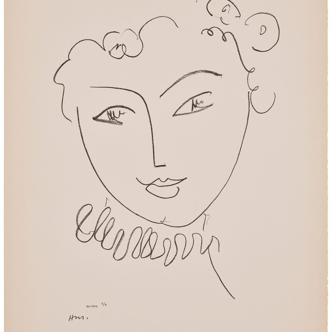 Henri Matisse — Ла Помпадур: один принт
