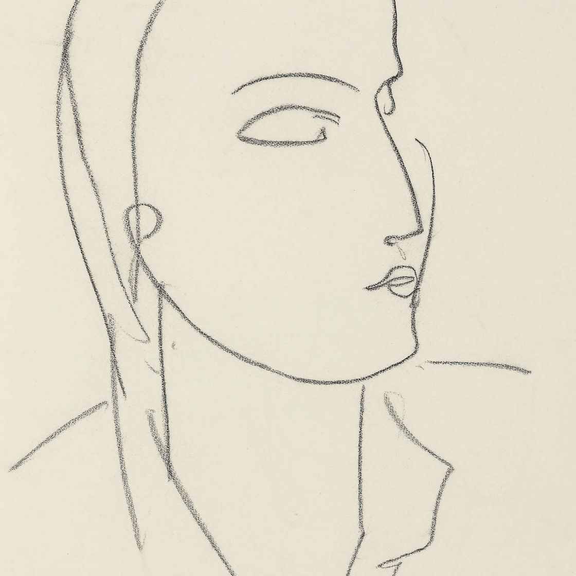 Henri Matisse — Профиль женщины