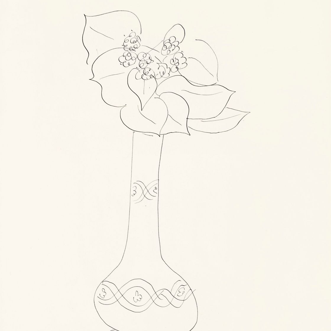 Henri Matisse — Флер, танцующий в вазе (Тема J, вариант 3)