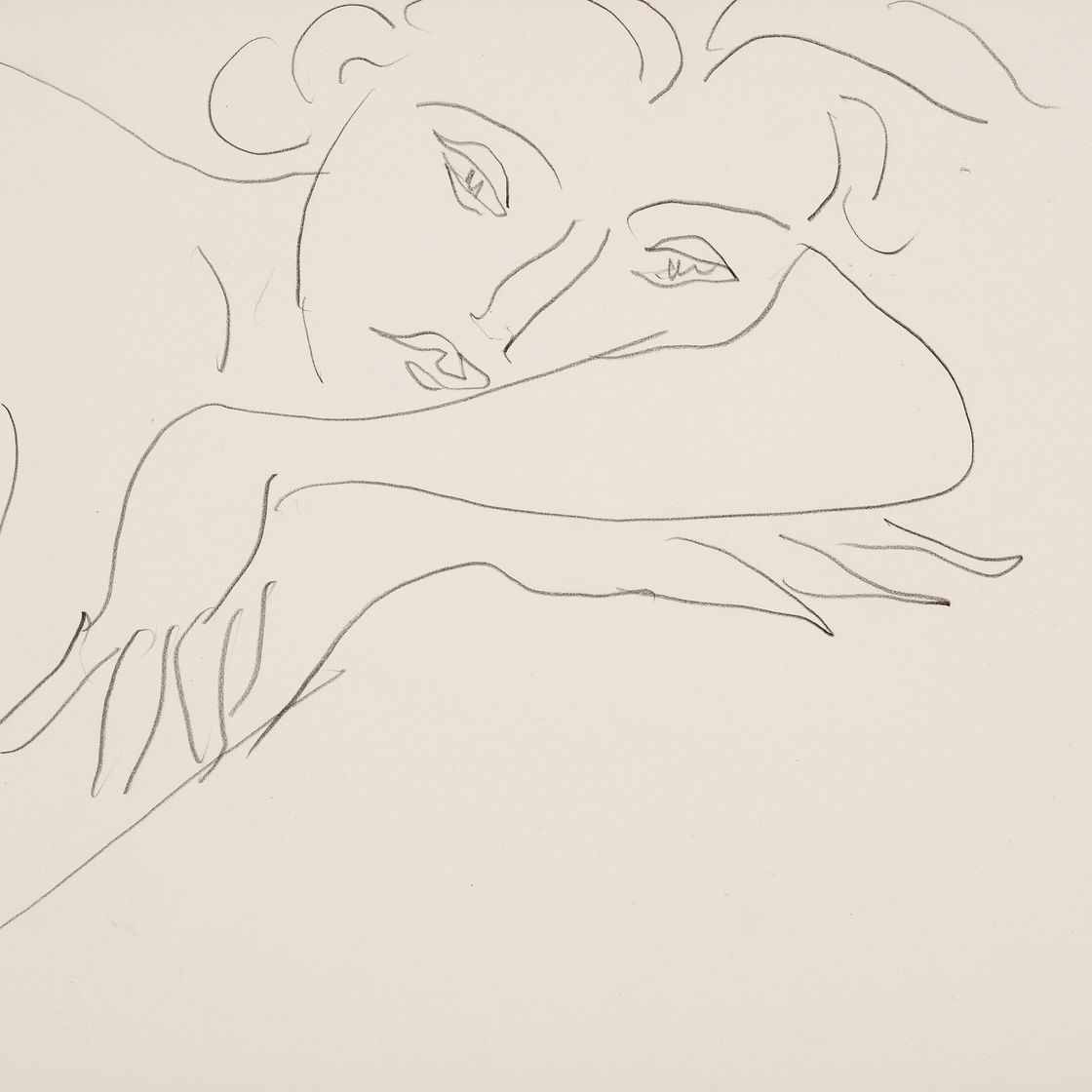 Henri Matisse — Женщина, танцующая тет-а-тет без лифчиков (Лидия Делекторская)