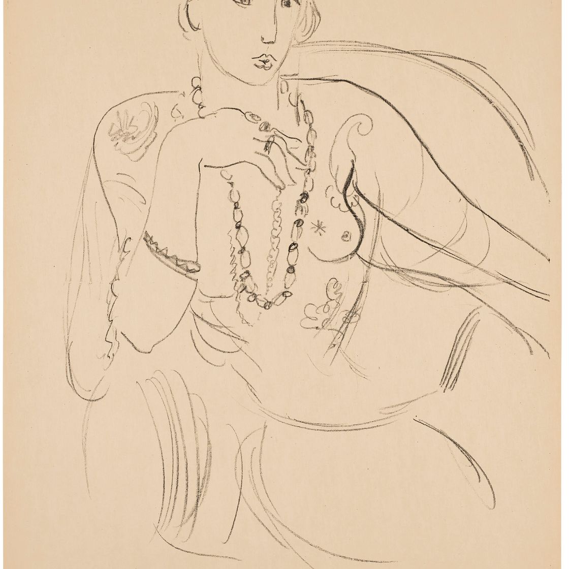 Henri Matisse — Женщина в колье